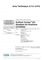 DuPont-Corian-Avis Technique